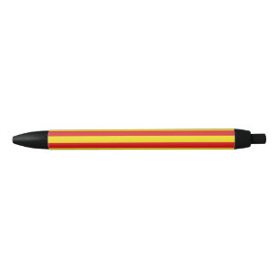 Stylo Noir Drapeau catalan