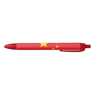 Stylo Noir Drapeau Chinois