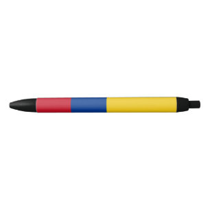Stylo Noir Drapeau de Colombie