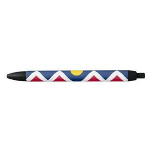 Stylo Noir Drapeau de Denver, Colorado