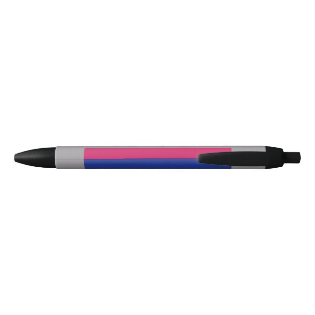 STYLO NOIR DRAPEAU DE FIERTÉ ANDROGYNE (Dos)