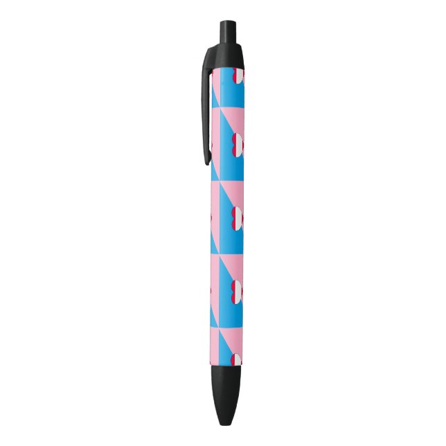 Stylo Noir Drapeau de fierté de jeu d'âge (Haut (Vertical))