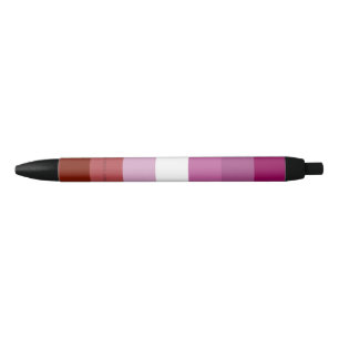 Stylo Noir Drapeau de fierté lesbienne de SlipperyJoe féminin