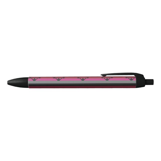 STYLO NOIR DRAPEAU DE FIERTE MUSCLE (Haut)