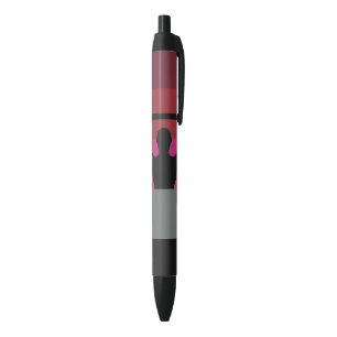 STYLO NOIR DRAPEAU DE FIERTE MUSCULAIRE