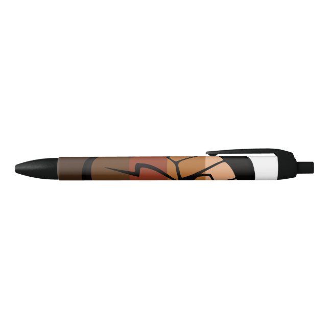 Stylo Noir Drapeau de fierté POC (Haut)