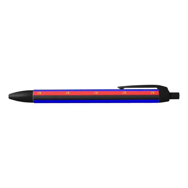 Stylo Noir Drapeau de fierté polyamoureuse (Haut)