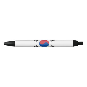 Stylo Noir Drapeau de la Corée du Sud (ROK)