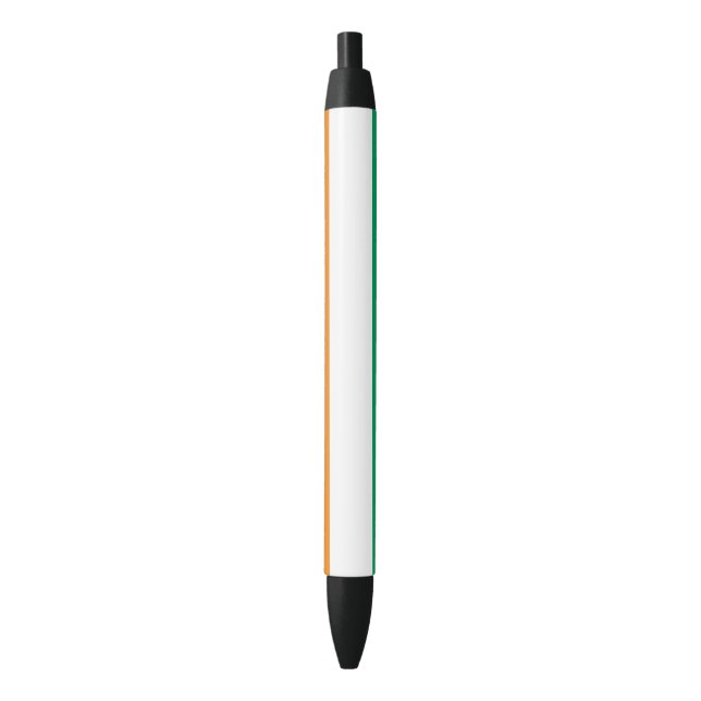 Stylo Noir Drapeau de la Côte d'Ivoire (devant Vertical)