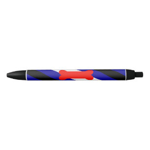 Stylo Noir Drapeau de la fierté de jeu de chiots de SlipperyJ