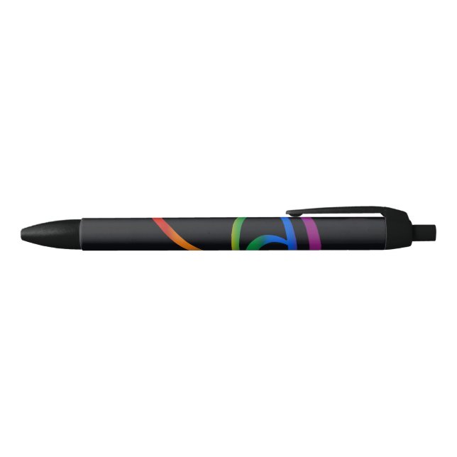 Stylo Noir Drapeau de la fierté gay goth (Haut)