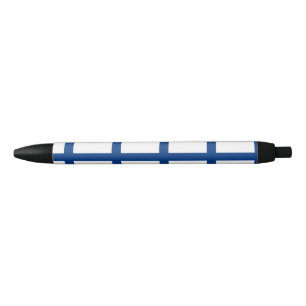Stylo Noir Drapeau de la Finlande