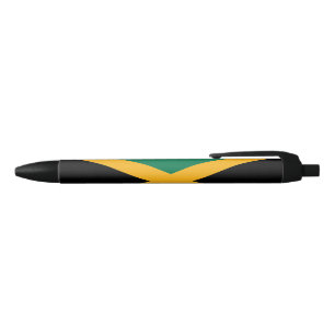 Stylo Noir Drapeau de la Jamaïque