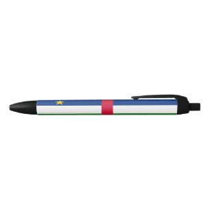 Stylo Noir Drapeau de la République centrafricaine