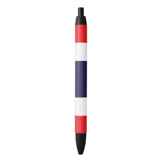 Stylo Noir Drapeau de la Thaïlande (devant Vertical)