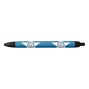 Stylo Noir Drapeau de la ville de Houston, Texas Black Ink Pe
