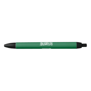 Stylo Noir Drapeau de l'Arabie saoudite