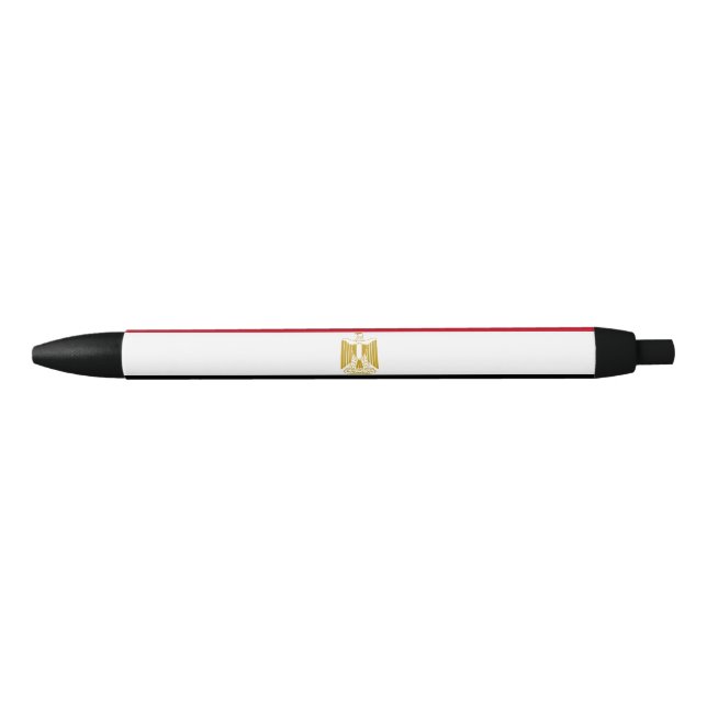 Stylo Noir Drapeau de l'Égypte (Devant)