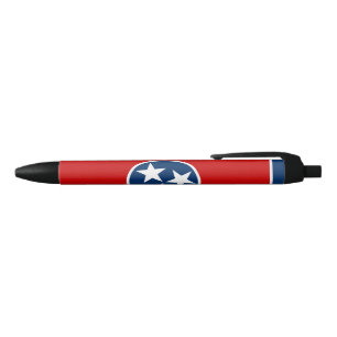 Stylo Noir Drapeau de l'État du Tennessee