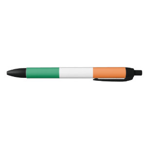 Stylo Noir Drapeau de l'Irlande