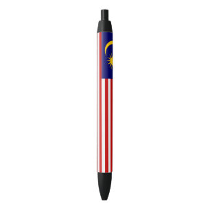Stylo Noir Drapeau de Malaisie