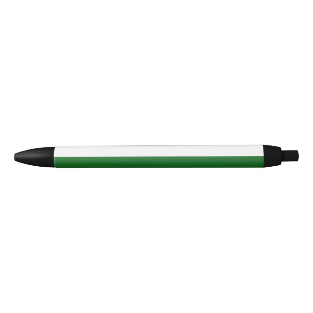 Stylo Noir Drapeau de Saxe (État allemand) (Devant)