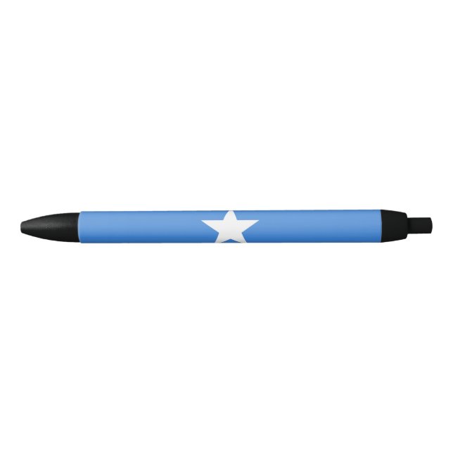 Stylo Noir Drapeau de Somalie (Devant)