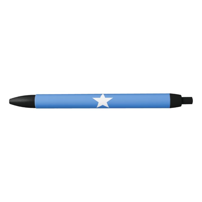 Stylo Noir Drapeau de Somalie (Devant)