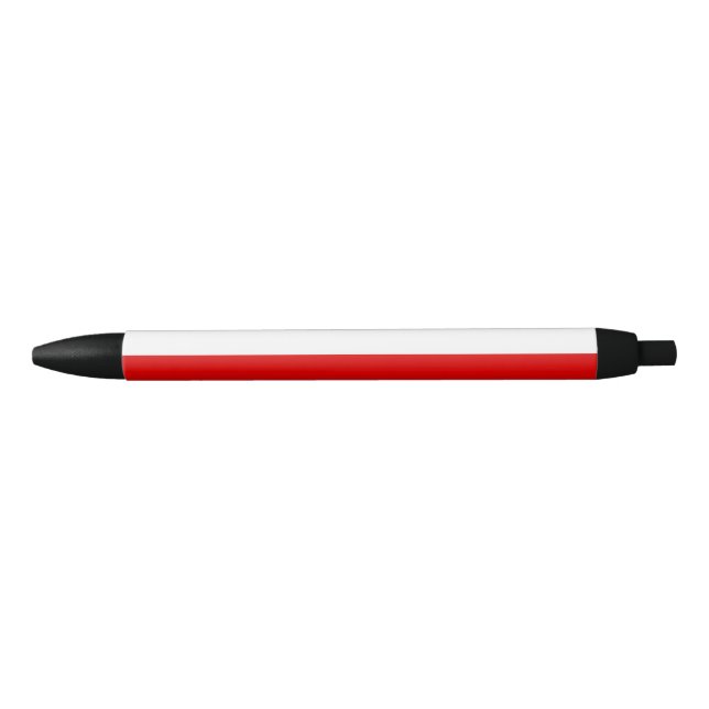 Stylo Noir Drapeau de Thuringe en encre noire (Devant)