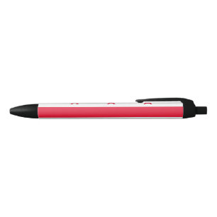 Stylo Noir Drapeau de Washington D.C. (District de Columbia)