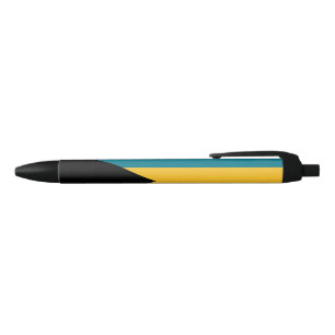 Stylo Noir Drapeau des Bahamas