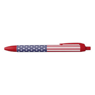 Stylo Noir Drapeau des États-Unis