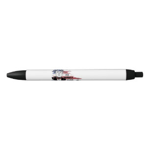 Stylo Noir Drapeau des Etats-Unis.Donald Trump.