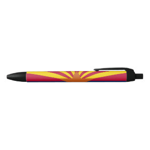 Stylo Noir Drapeau d'État de l'Arizona