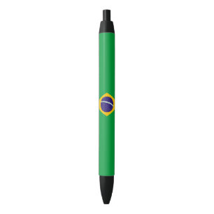Stylo Noir Drapeau du Brésil