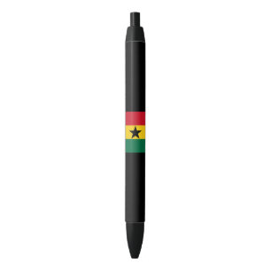 Stylo Noir Drapeau du Ghana