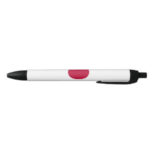 Stylo Noir Drapeau du Japon