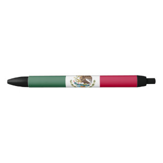 Stylo Noir Drapeau du Mexique