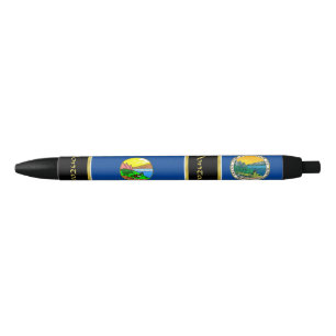 Stylo Noir Drapeau du Montana