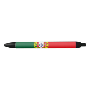 Stylo Noir Drapeau du Portugal