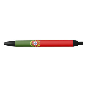 Stylo Noir Drapeau du Portugal