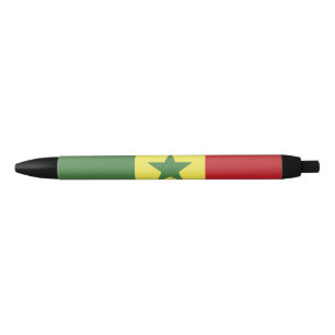 Stylo Noir drapeau du Sénégal
