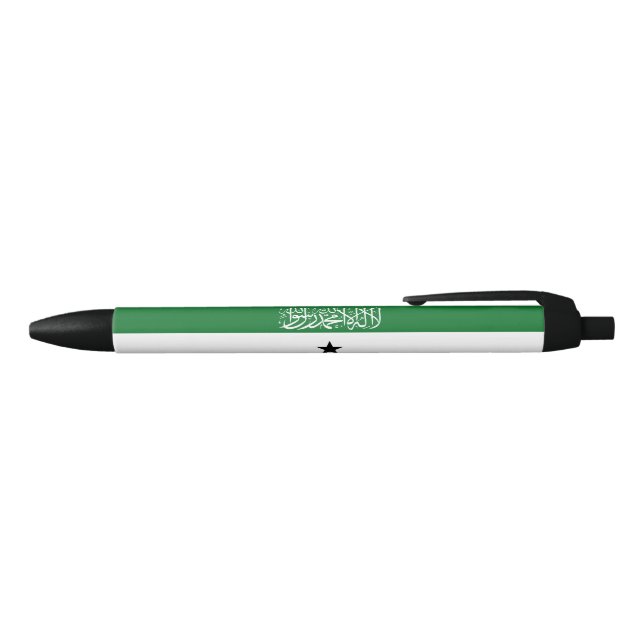 Stylo Noir Drapeau du Somaliland (Haut)