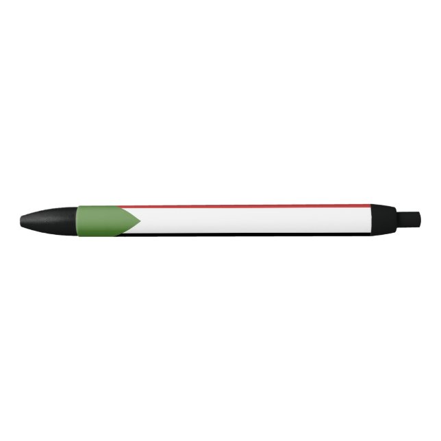 Stylo Noir drapeau du Soudan (Devant)
