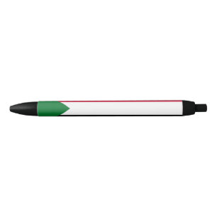 Stylo Noir Drapeau du Soudan