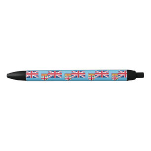 Stylo Noir Drapeau Fidji