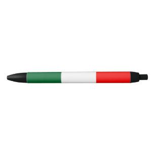 Stylo Noir Drapeau italien