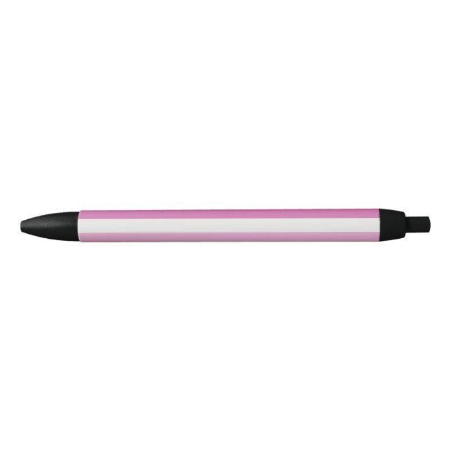 Stylo Noir Drapeau lesbien (Devant)