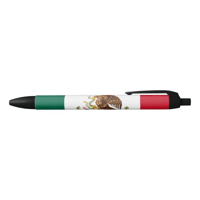 Stylo Noir Drapeau Mexicain (Haut)