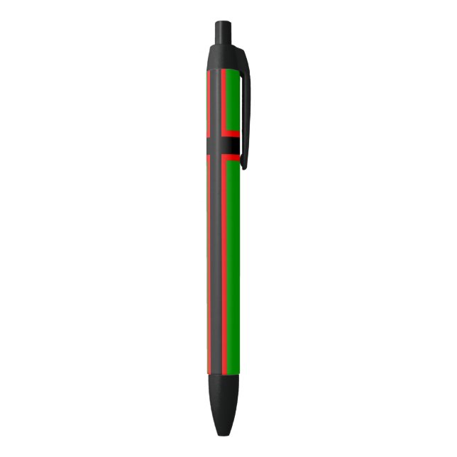 Stylo Noir Drapeau national de Carélie (Bas (Vertical))